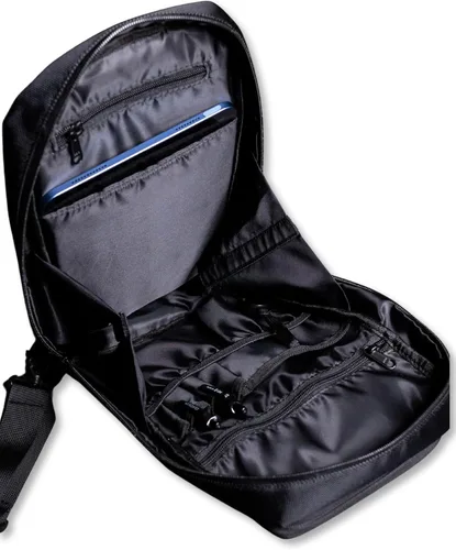 Vista 7 de Bolso cruzado para hombres y mujeres Mochila tipo bandolera, bolsa de hombro para hombre Resistente al agua Funda protectora para gafas de sol