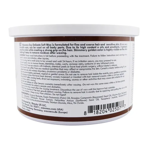 Vista 2 de Waxness Spa Choice Cera suave de soja 14 oz 13.4 fl oz