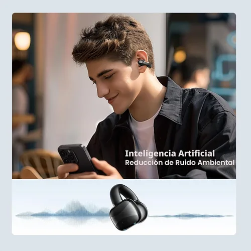 Vista 11 de UGREEN HiTune S3 - Auriculares abiertos con Bluetooth 5.4, con clip, color Negro