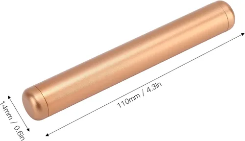 Vista 8 de TOPINCN Tubo portacigarrillos, contenedor hermético de aleación de aluminio para almacenamiento de cigarrillos, soporte para cigarrillos para viajes