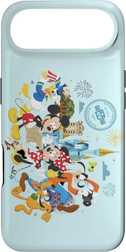 Vista 27 de Walt Disney World 50th Anniversary Mickey and Friends - Carcasa para iPhone 17, color azul