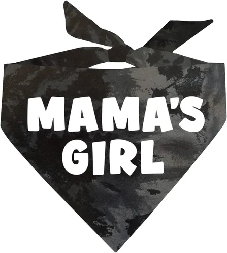 Vista 20 de Mama's Girl - Bandana para perro 100% algodón para mamá Día de San Valentín Sesión de fotos Negro, XS (949)