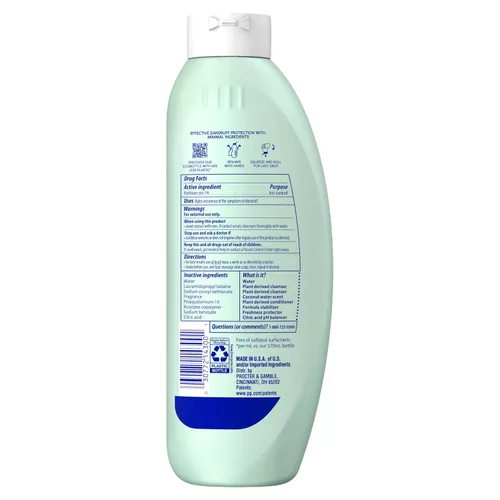 Vista 9 de Head & Shoulders - Champú y acondicionador anticaspa 2 en 1, BARE Pure Clean, paquete doble, 1% de piritiona de zinc, cuidado del cuero cabelludo