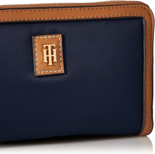 Vista 3 de Tommy Hilfiger Julia - Cartera grande de nailon con cremallera para mujer