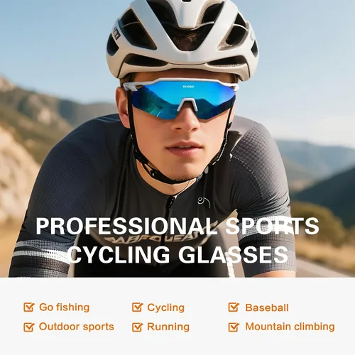Vista 2 de suoso Gafas de sol deportivas polarizadas para hombres: Mujeres Protección UV Jóvenes Ciclismo Correr Béisbol Gafas de Sol Gafas de Soft