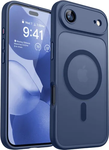 Vista 113 de CANSHN Funda magnética compatible con iPhone Air (6.5 pulgadas), mejorada [protección completa de la cámara] [compatible con Magsafe]