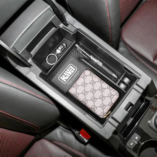 Vista 6 de HGWEI Organizador de Consola Central Compatible con Chevy Blazer 2024 2023 2022 2021 2020 2019 Accesorios, Bandeja Insertable de Caja