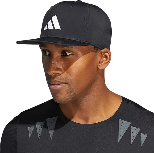 Vista 5 de adidas Mens Three Bar Structured Snapback Adjustable Fit Cap