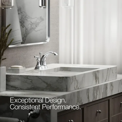 Vista 5 de Kohler K-393-N4-CP Devonshire - Juego de llaves de lavabo, 393-N4-CP