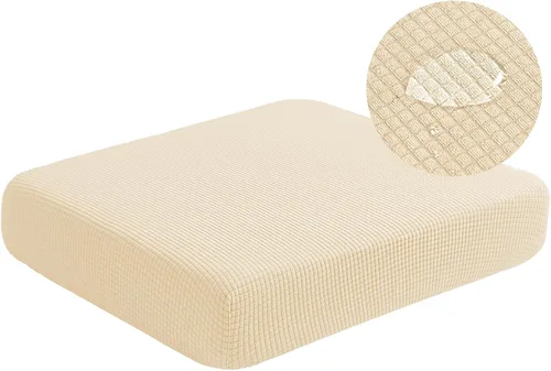 Vista 8 de SICHOWEL Fundas de Cojines de Sofá Repelentes al Agua de Tela Jacquard de Alta Elasticidad Protector de Muebles de Cojines de Silla para Sala