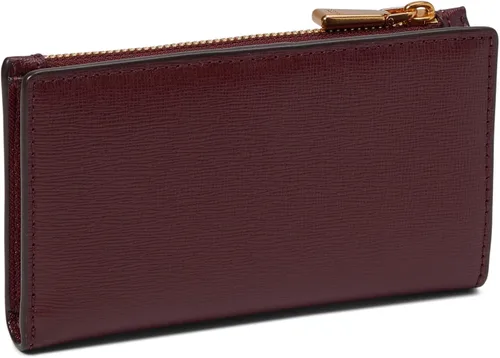 Vista 2 de Kate Spade New York Morgan Saffiano Cartera pequeña y delgada de piel plegable, Cordovan, Morgan Saffiano Cartera pequeña y delgada de piel plegable