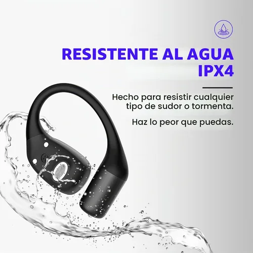Vista 8 de Raycon Essential Open Earbuds – Auriculares inalámbricos True Wireless de oído abierto con Bluetooth 6.0, ultraligeros, diseño de gancho cómodo