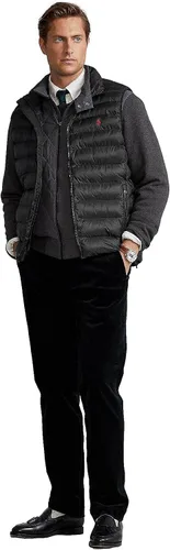 Vista 3 de Polo Ralph Lauren chaleco acolchado para hombre, chaleco acolchado, cremallera completa