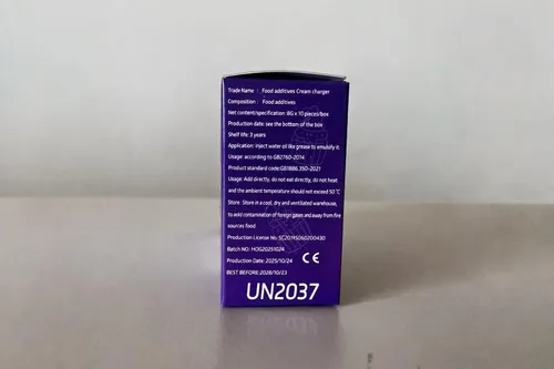 Vista 3 de Cargador de crema batida 0.28 oz-10 pack Uso culinario profesional
