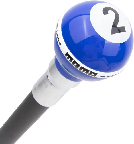 Vista 6 de Bastón decorativo de moda azul y blanco con número dos, bastón decorativo para caballero, elegante, para cosplay, bastón de 37.0 in