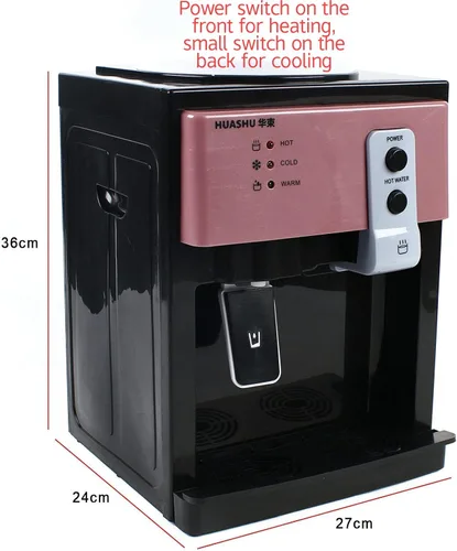 Vista 6 de Dispensador de agua de encimera de carga superior para dispensador de enfriador de agua caliente y fría de 5 galones, pequeña máquina eléctrica