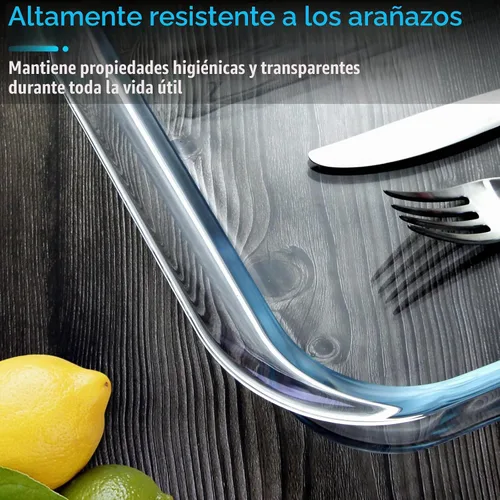 Vista 3 de NUTRIUPS Plato rectangular para hornear de vidrio pequeño 1QT, bandeja