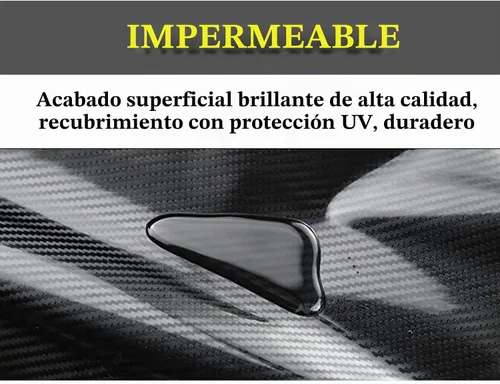 Vista 5 de x xotic tech Calcomanía precortada para cubierta de ventana lateral de poste de pilar, compatible con Toyota Rav4 2013-2018 (vinilo de carbono)