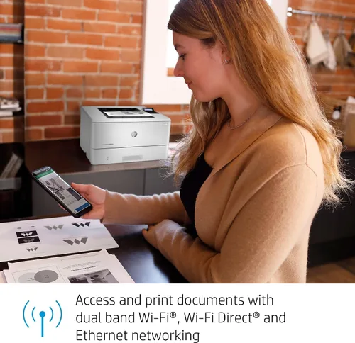 Vista 9 de HP - Laserjet Pro M404dn - Impresora láser monocromática con Ethernet integrado e impresión de doble cara, Negro talla única