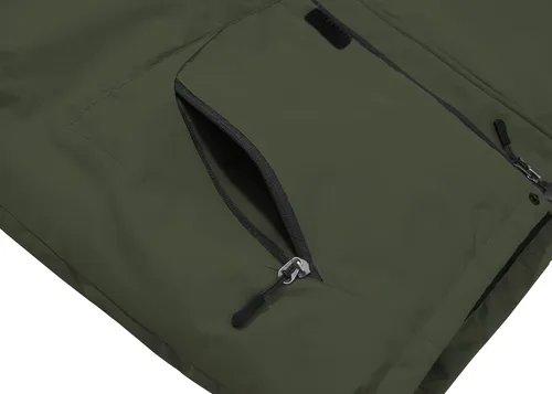 Vista 6 de Spmor Chaqueta de esquí impermeable con capucha para hombre, abrigo de snowboard para invierno, resistente al viento, para la nieve
