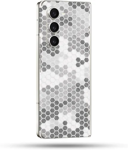 Vista 46 de MightySkins Skin compatible con Samsung Galaxy Z Fold 5 - Puppy Fall Funda protectora de vinilo duradera y única Fácil de aplicar, quitar