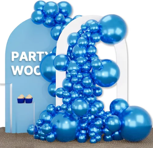 Vista 105 de PartyWoo - Globos nude de 140 piezas en diferentes tamaños de 18, 12, 10, 5 pulgadas, kit de arco de globos de color neutro y melocotón estilo boho