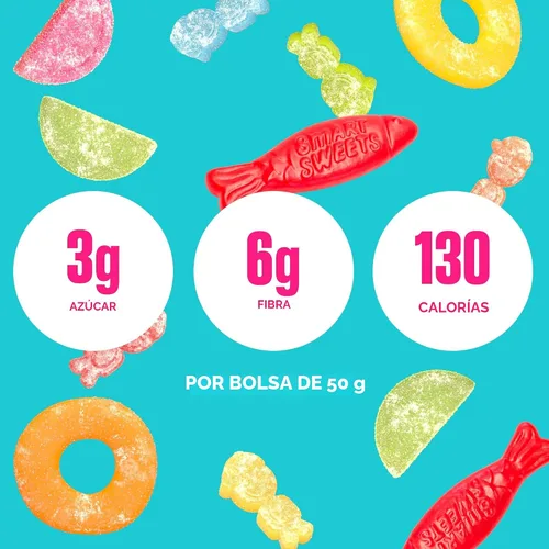 Vista 3 de SmartSweets - Paquete variado para adultos, dulces con bajo contenido de azúcar y calorías, idea de regalo de Año Nuevo, paquete de cuidado