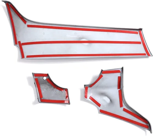Vista 7 de YIWANG Cubierta de panel de decoración de consola central, 3 piezas para Mercedes Benz GLS GLE GL ML 2013-2019 Accesorios para automóvil con volante