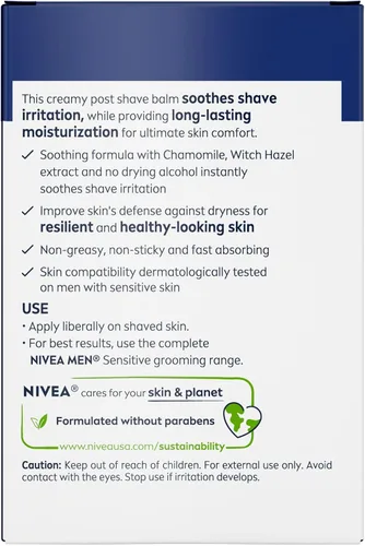 Vista 9 de Bálsamo para después del afeitado NIVEA FOR MEN Sensitive 3.30 oz (paquete de 2)