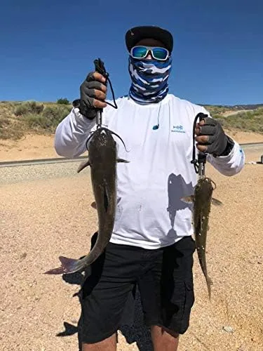 Vista 7 de Bassdash Camiseta de manga larga para hombre ideal para pesca con protección solar ultravioleta UPF 50