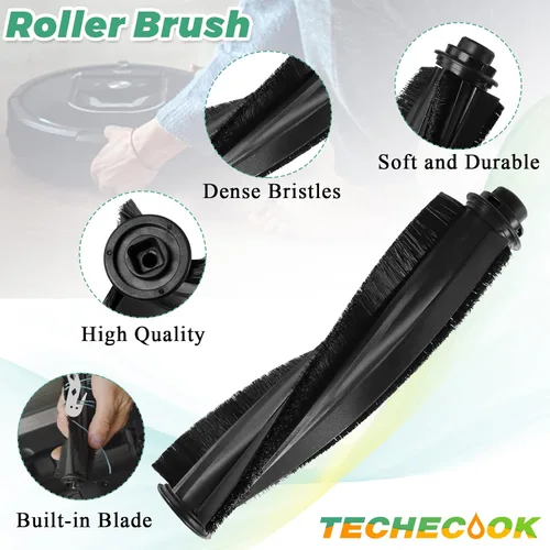 Vista 2 de Piezas de repuesto para aspiradora Shark ION Robot AV751 AV752 AV753 RV700_N RV720_N RV850 RV851WV de Techecook - 6 cepillos laterales, 3 filtros