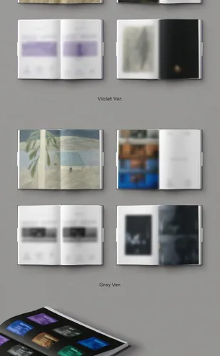 Vista 4 de EXO CHEN Última Escena 3er Mini álbum PhotoBook Versión GRIS Cubierta CD+1p Poster+104p Folleto+1p Postal+1p PhotoCard+Seguimiento Sellado