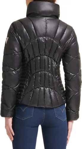 Vista 4 de GUESS Chaqueta acolchada acolchada para mujer