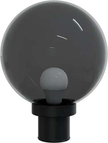 Vista 10 de KASTLITE Accesorio de iluminación combinado de poste de lámpara Lente acrílica transparente de 10 pulgadas con instalador negro y montaje