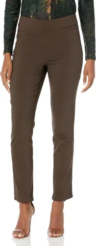 Vista 9 de Briggs New York - Pantalón profesional Millennium superelástico con bolsillo para mujer (Longitud promedio, corta y alta)