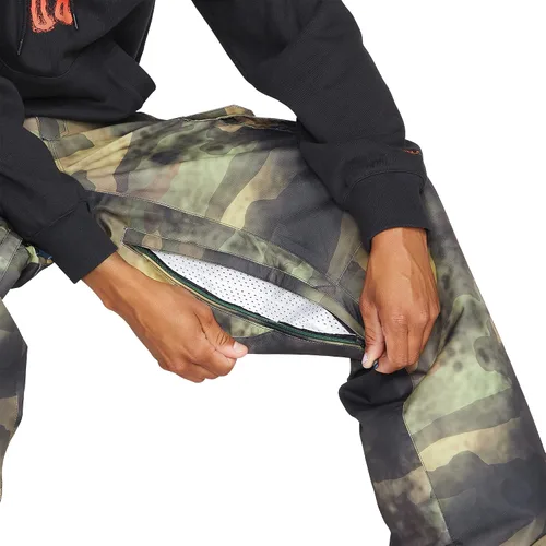 Vista 4 de Volcom Pantalones de snowboard VCO Hunter Cargo para hombre Negro estática