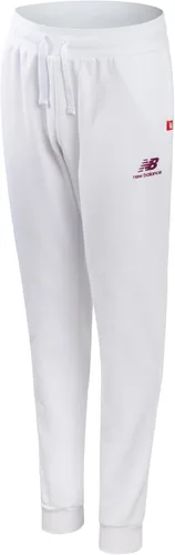 Vista 49 de New Balance Pantalones deportivos para niña, forro polar de mezcla de algodón suave con cordón y bolsillos (tallas 8-16)