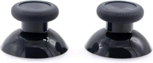 Vista 8 de Deal4GO Paquete de 2 palancas de pulgar OEM cóncavas de repuesto analógicas para controlador Xbox One de goma para joystick de control de pulgar