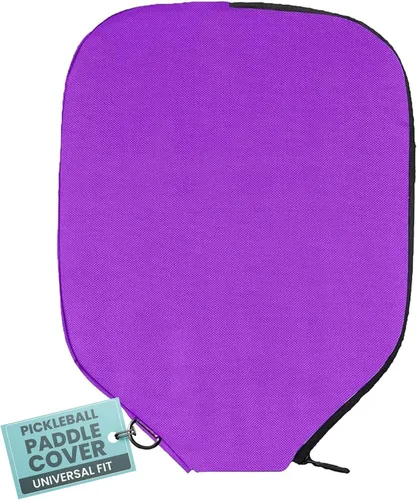 Vista 8 de Palms-O-Aces Pickleball Paddle Cover Canvas Padded Pickleball Paddles Sleeve with Zipper Lightweight Protective Paddle Case for Standard Paddles