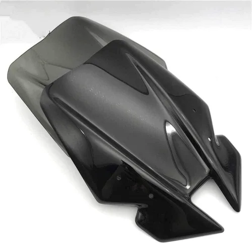 Vista 2 de GLoyer Motorcycle Windshield Motorcycle Windshield WindScreen Visor Viser Wind Deflector Fits Compatible with MT09 MT-09 17 FZ-09 FZ09 2017 2018