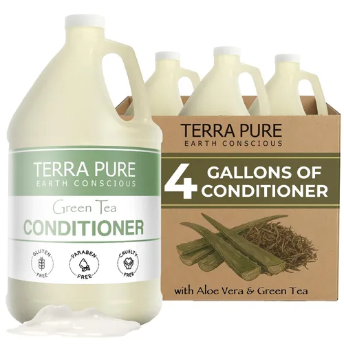 Vista 9 de Terra Pure Acondicionador de hotel de té verde 1 galón para hotelería y alquileres vacacionales para rellenar dispensadores (un galón)