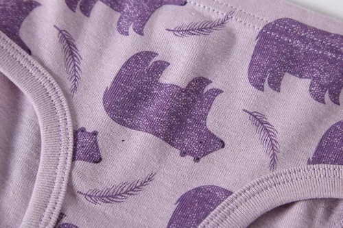 Vista 7 de Winging Day Girls' Pure Cotton Panties Soft Underwear