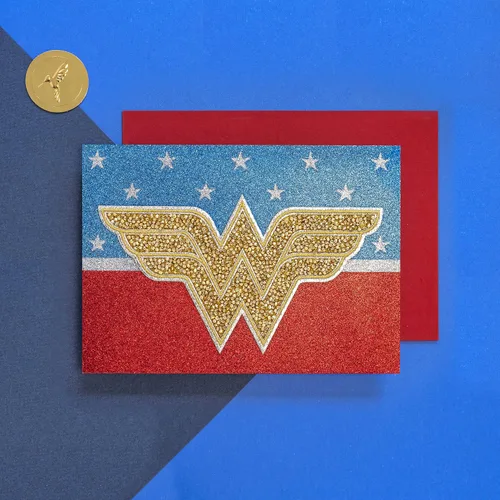 Vista 6 de Papyrus Tarjeta de cumpleaños de Wonder Woman para ella (As Wonderful As You)
