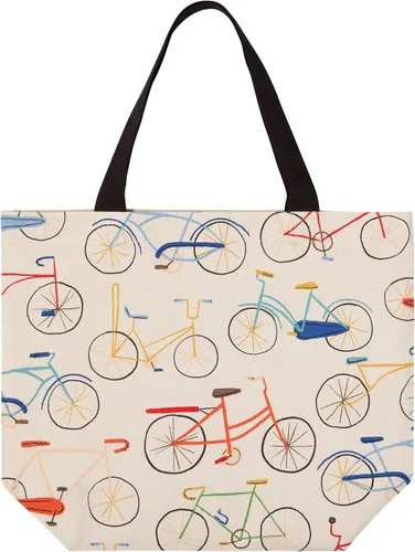 Vista 10 de Now Designs Printed Reusable Cotton Tote Bag, 15 x 18 inch