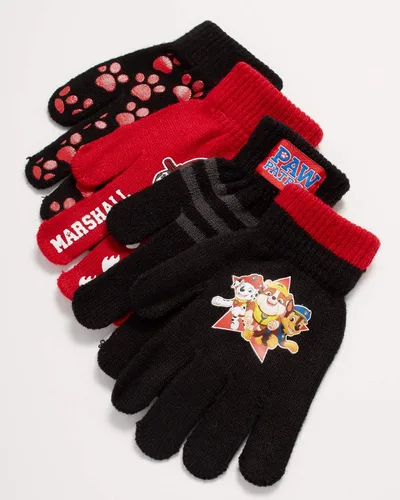 Vista 3 de Nickelodeon Juego de 4 manoplas o guantes Paw Patrol y Blaze (niños pequeños)