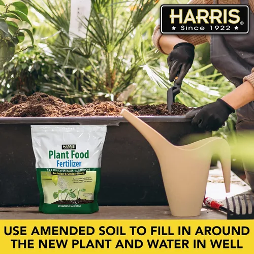 Vista 6 de Harris Fertilizante alimenticio prémium para plantas, promueve el crecimiento vigoroso de plantas de interior y exterior, 2 libras