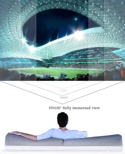 Vista 4 de 3D Headset VR Glasses 360Movie Game Viewer wRemote Teen Boy Girl Adult Gift Compatible for iPhone 14 13 12 11 Pro Mini SE X XR XS 8 7 Samsung Galaxy