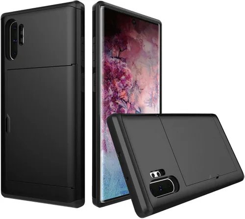 Vista 13 de Funda protectora de silicona ultra fina a prueba de golpes con doble capa protectora para tarjetas de crédito, ranura para tarjetas