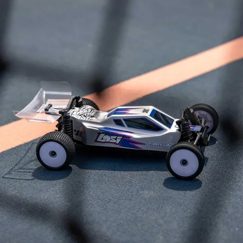 Vista 3 de Losi Micro-B 2 ruedas tracción Buggy Plata RTR LOS00007T2 plateado