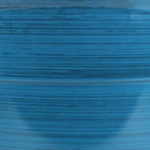 Vista 5 de Garden Elements Maceta de plástico cepillada y brillante para interior y exterior, grande, azul oscuro, 15 pulgadas